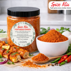 Spice Mix Authentic Fish Kabab Powder | Traditional Karnataka Style | Bangalore Made 100% Natural Masala