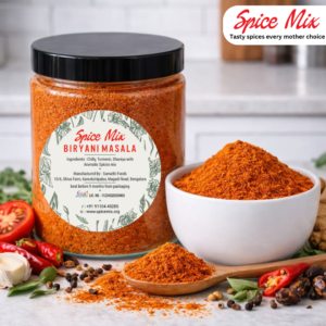 Spice Mix Authentic Biryani Masala Powder | Traditional Karnataka Style | Bangalore’s Best 100% Natural Masala
