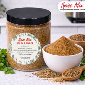 Spice Mix Premium Jeera (Cumin) Powder | Traditional Karnataka Style | Bangalore Made 100% Pure & Natural
