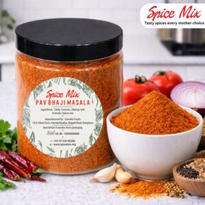 Spice Mix Authentic Pav Bhaji Masala | Traditional Indian Street Style | Bangalore Made 100% Natural Masala