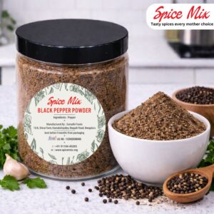 Spice Mix Premium Black Pepper | Whole & Aromatic | Bangalore Sourced 100% Natural Spice